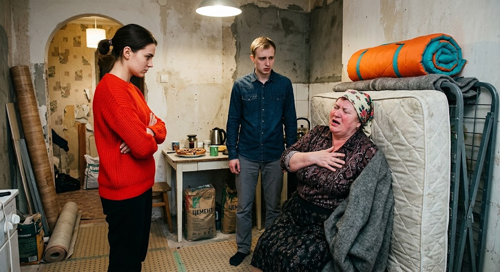 «Моя дочь будет спать в твоей кровати, а ты на раскладушке!» — заявила свекровь, не зная, что раскладушка предназначена для нее.